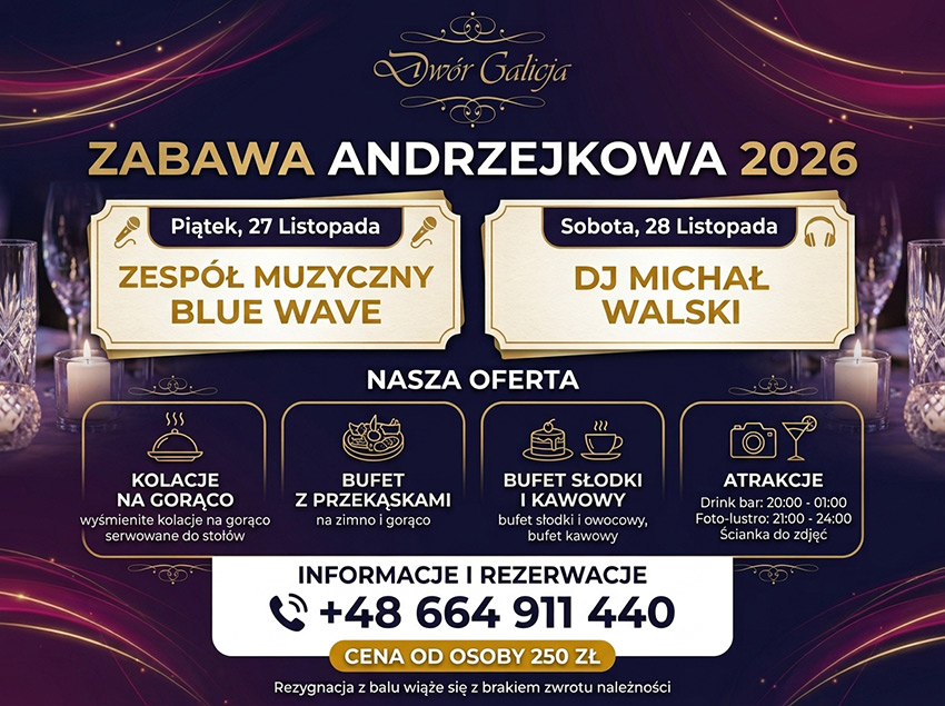 Dwór Galicja - Andrzejki 2026